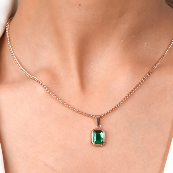 Green Stone Necklace