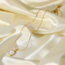 White Stone Necklace